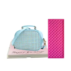 Diamond Mesh texture silicone mould