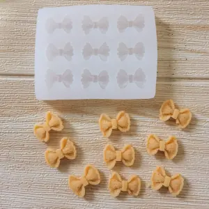 Different style bows candy silicone mould