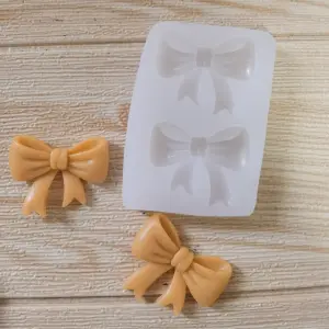 2 Cavity bow silicone mould style 2
