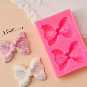 2 cavity Large Bow silicone mould