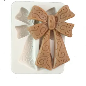 1 cavity Large Bow silicone mould