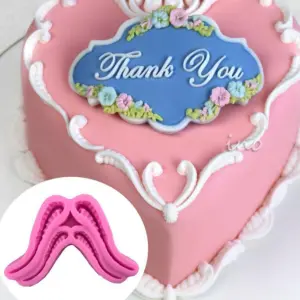 European S Scroll Cake Embossed silicone Mould