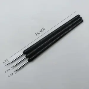 3 pcs Cake Decorating Detail Paint Brushes Set