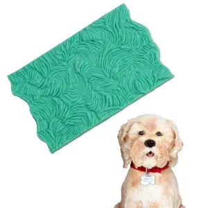 Fur Pattern Fondant silicone Mould style 1