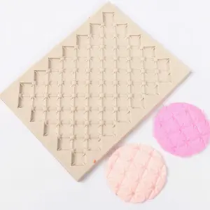 Quilted Pattern texture mat silicone Mould