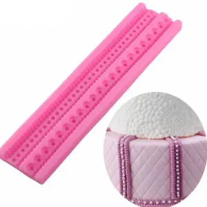 Hemp Rope pearl boarder Silicone Mould