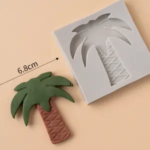 Coconut tree silicone mould