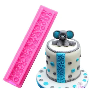 Button theme boarder Silicone Mould