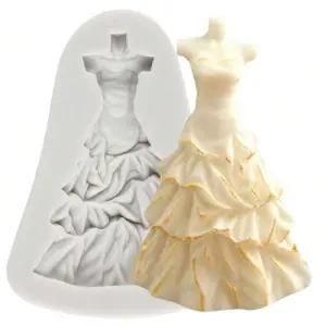 Wedding Dress Silicone Mould style 1