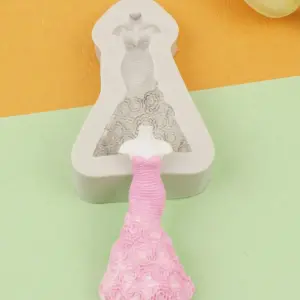 Wedding Dress Silicone Mould style 2
