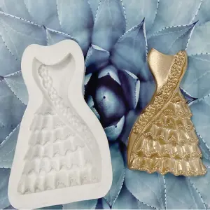 Wedding Dress Silicone Mould style 3