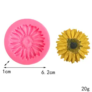 Single cavity daisy Flower silicone Mould