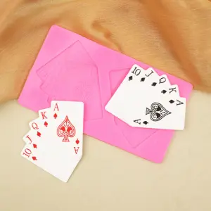 Playing Cards Teen Patti poker cards silicone mould