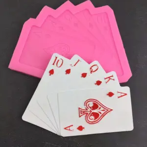 Playing Cards poker cards silicone mould style 2