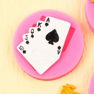 Playing Cards poker cards silicone mould style 3