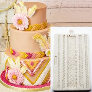 Knit Rope border thick and thin sizes silicone mould