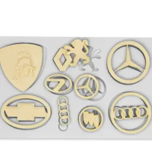 3D Car Logo silicone mould