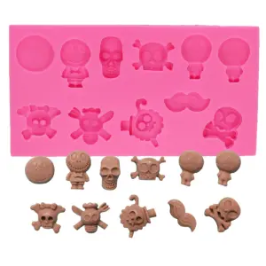 Scary Ghosts & Critters Silicone Mould - 10 Cavity