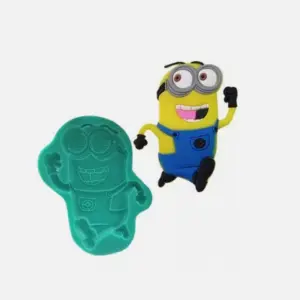 Minion cartoon silicone mould