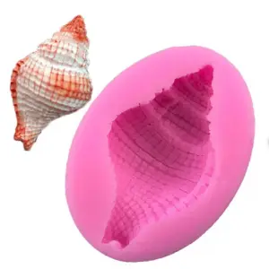 Realistic 3D sea shell silicone mould
