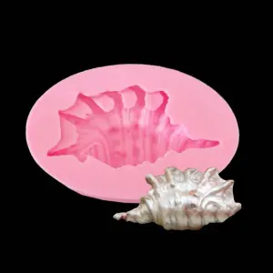 Realistic 3D Shell Starfish Conch sea shell silicone mould