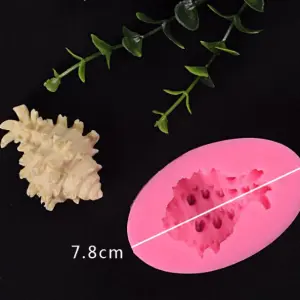 Realistic 3D Shell Starfish Conch sea shell silicone mould style 2