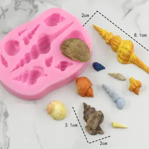 Realistic 3D different Conch sea shell silicone mould