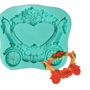 Large Detailed Cinderella Carriage Silicone mould
