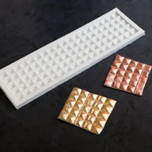 Diamond Border texture mat silicone Mould