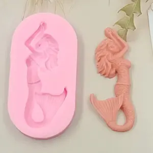 Cute Mermaid silicone mould Style 3