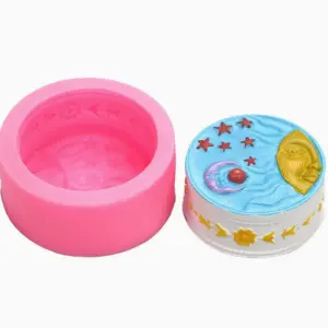 Moon sun star theme Silicone mould