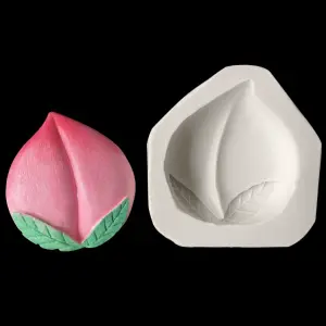 3D Peach fruit Silicone mould