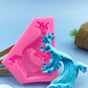 Large Sea Wave Splash Silicone Mould