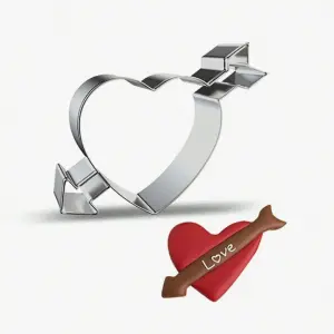 Heart with Arrow Aluminum Cutter