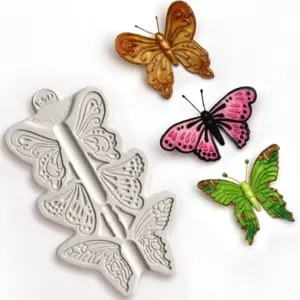3 Cavity Butterfly Silicone Mould