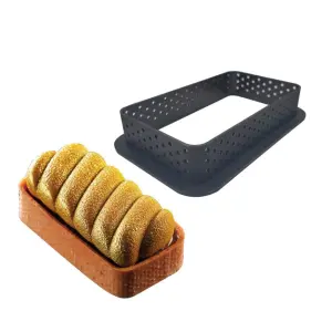 Perforated Rectangle Mousse Cake Ring Non Stick Ring