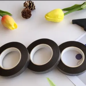 Black Floral tape 18 meters