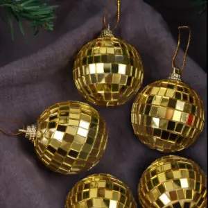 1 pcs Golden Disco ball (5 cm)