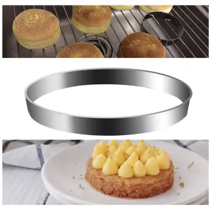 8 cm Round Stainless Steel Multipurpose Cake Ring