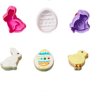 3 pcs Easter theme Plunger Cutter set