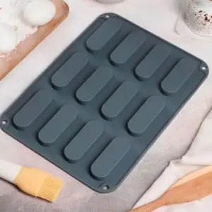 12 Cavity Eclair Silicone Mould