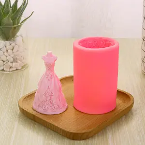 3D Wedding Dress Silicone Mould style 6