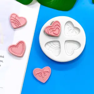 Heart gems silicone mould