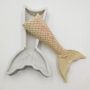 3D Large Mermaid Tail silicone mould style 5