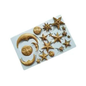 Moon and Star silicone Mould