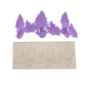 Leaf theme boarder silicone Mould