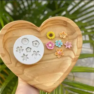 Daisy sunflower silicone mould